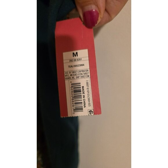 Xhilaration Dress Floral Green Boho Hippie Sleeveless Size Medium NWT Rayon Y2K - Picture 5 of 12